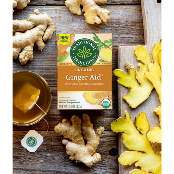 Traditional Medicinals Ginger Aid Tè