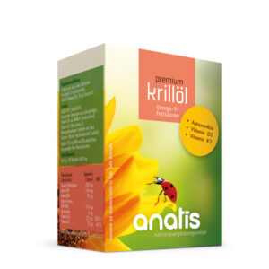Anatis Olio di Krill Premium + Astaxantina + Vitamina D3 + K2